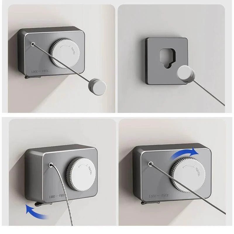 Invisible Retractable ClotheslineHome ToolsTorqelo.com