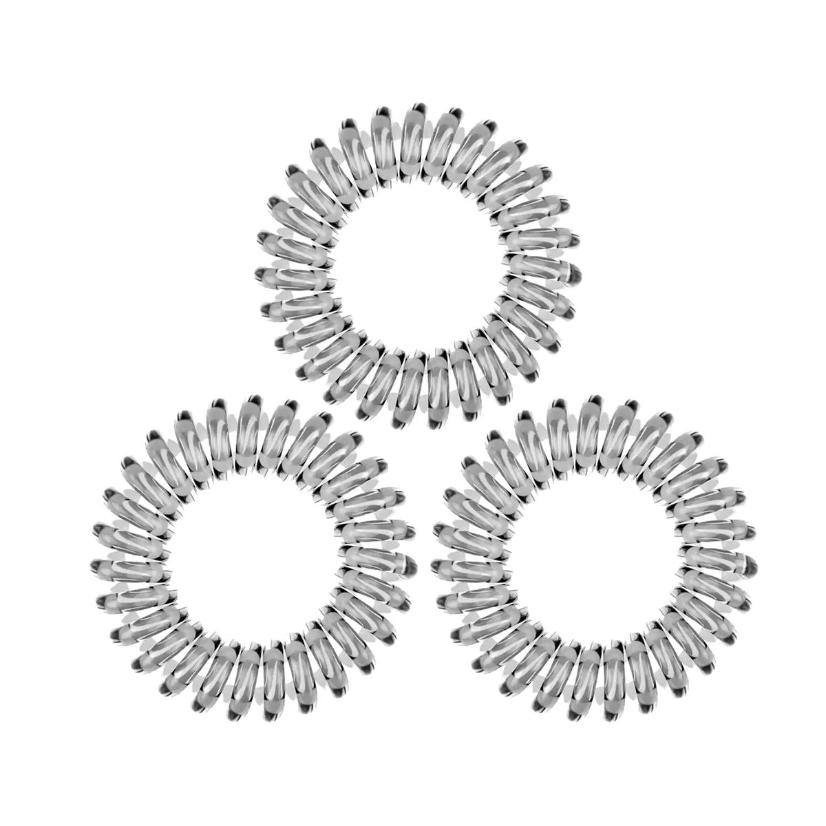 Invisibobble Power Crystal Clear Extra Strong Hair Tie Set - 3 Pack, Extra Strong Holding Power, Stylish Hair Accessories for WomenHair AccessoriesTorqelo.com