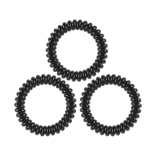 Invisibobble Slim True Black Hair Ties - 3 Pack, Stylish & Comfortable Hair Accessories for Long HairHair AccessoriesTorqelo.com