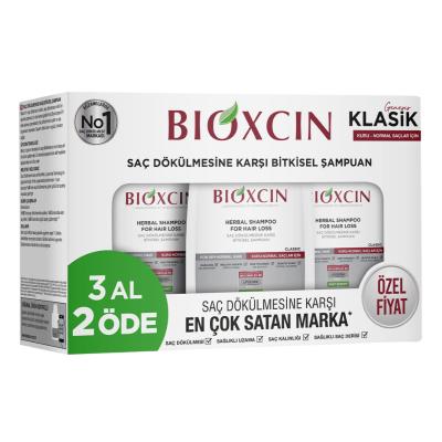 Bioxcin Anti Hair Loss Shampoo for Dry/Normal Hair - 10.14 fl oz, Herbal, pH Balanced, Clinically Tested by Beauty Care Bag