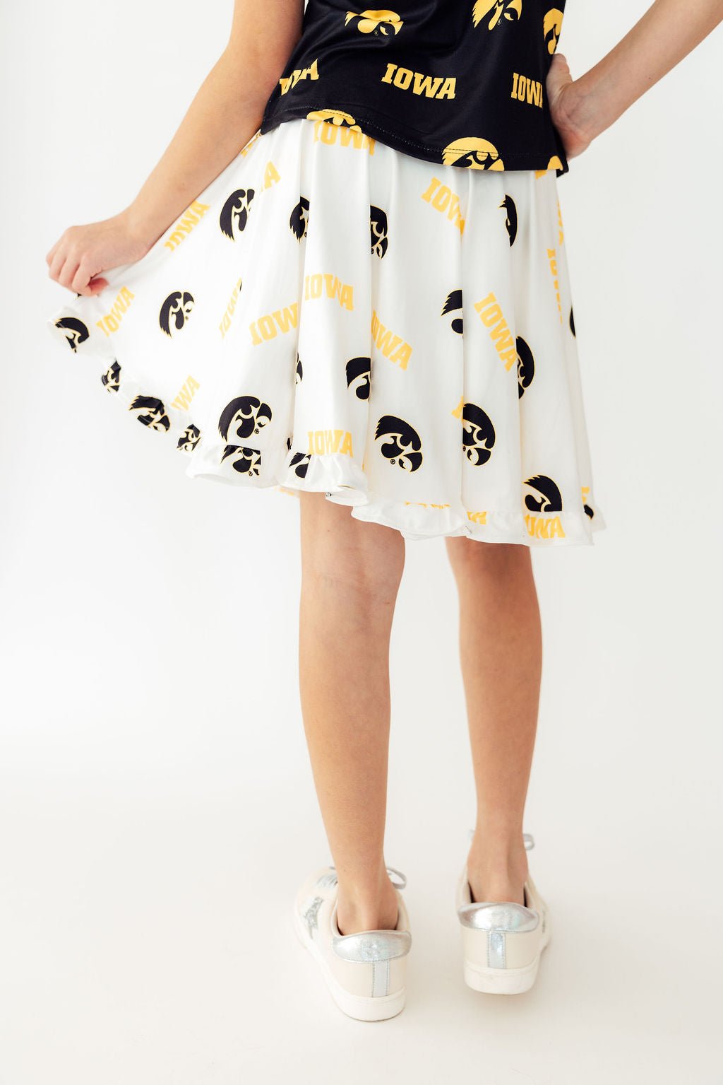 Iowa White Tigerhawk Twirl SkortTwirl Skort - RuffleTorqelo.com