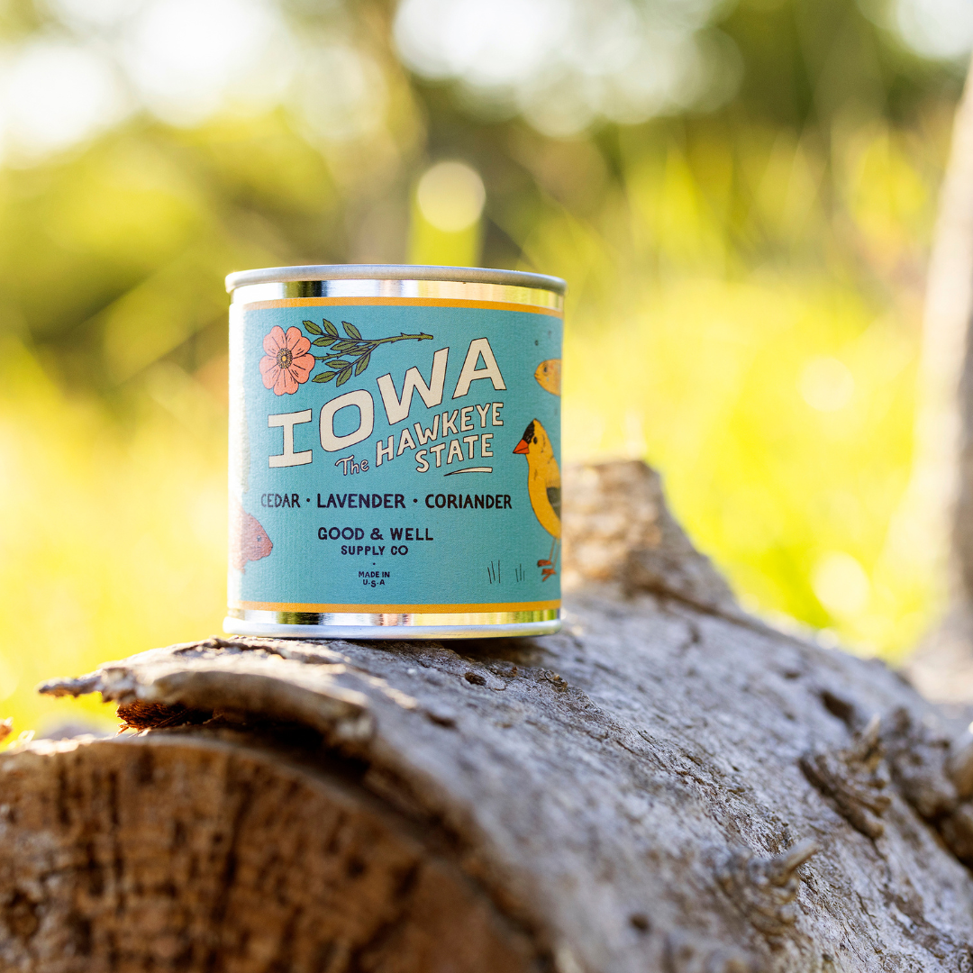 Iowa State Candle by Good & Well Supply Co.