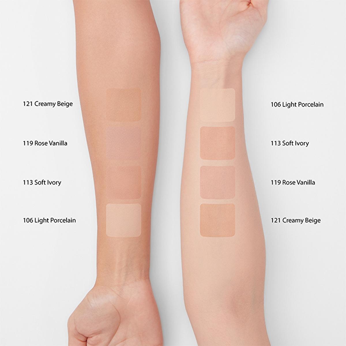 LYKD matte foundation in shade 113 Soft Ivory