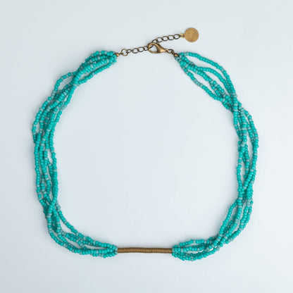 Iraqi Multi-Strand Beaded NecklaceNecklaces - FashionTorqelo.com
