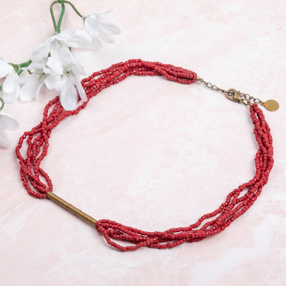 Iraqi Multi-Strand Beaded NecklaceNecklaces - FashionTorqelo.com