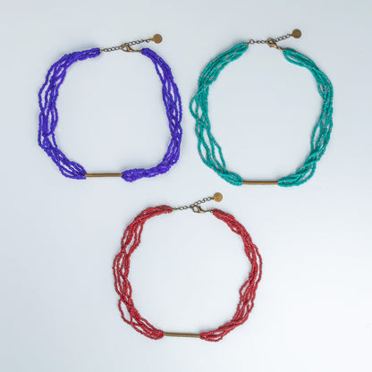 Iraqi Multi-Strand Beaded NecklaceNecklaces - FashionTorqelo.com