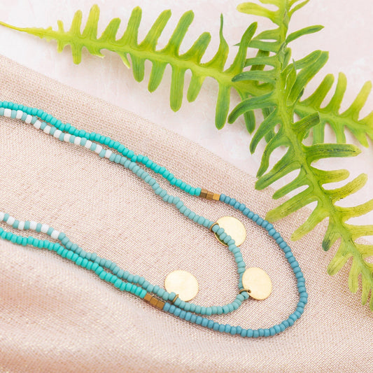 Iraqi Seed Beaded Strand NecklaceNecklaces - FashionTorqelo.com