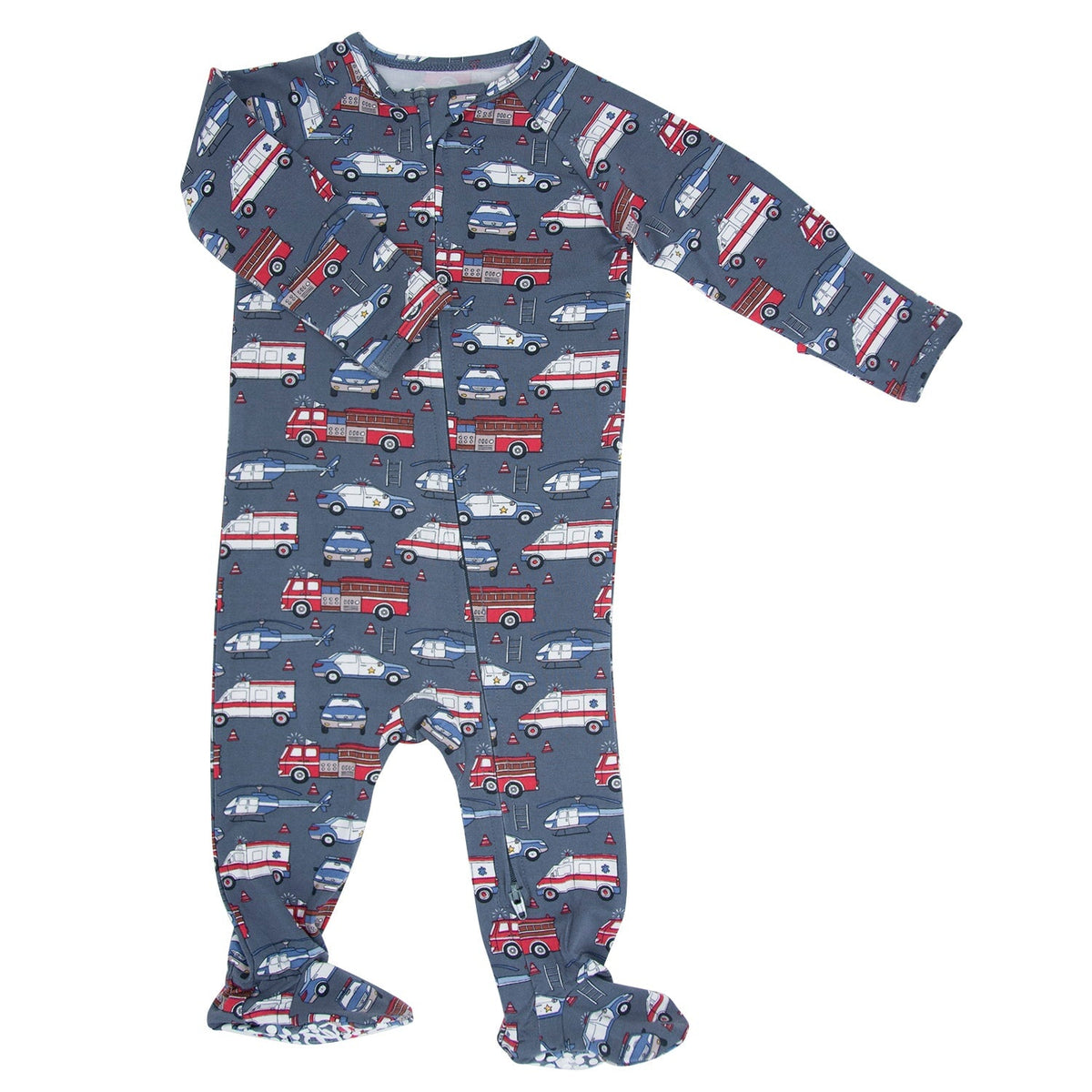 Ironman Zipper Footie by Sweet Bamboo