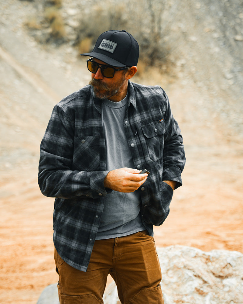 Ironside Flannel - Black by Off The Grid Surplus