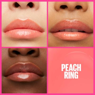 Maybelline New York Lifter Gloss - Hydrating Lip Gloss with Lifting Effect, Non-Sticky Peach Ring Shade by Beauty Care Bag