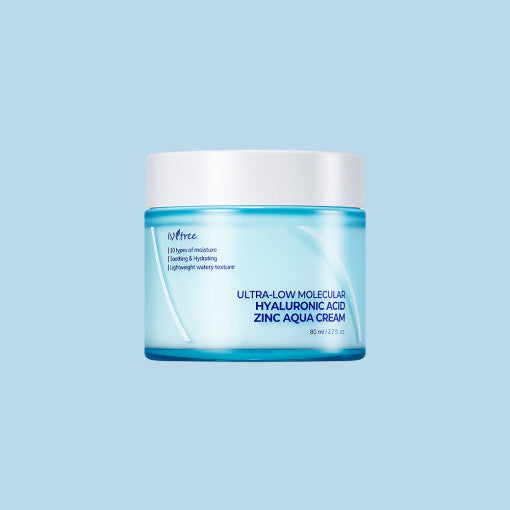 Isntree Ultra-Low Molecular Hyaluronic Acid Zinc Aqua Cream 80ml by Seoulia