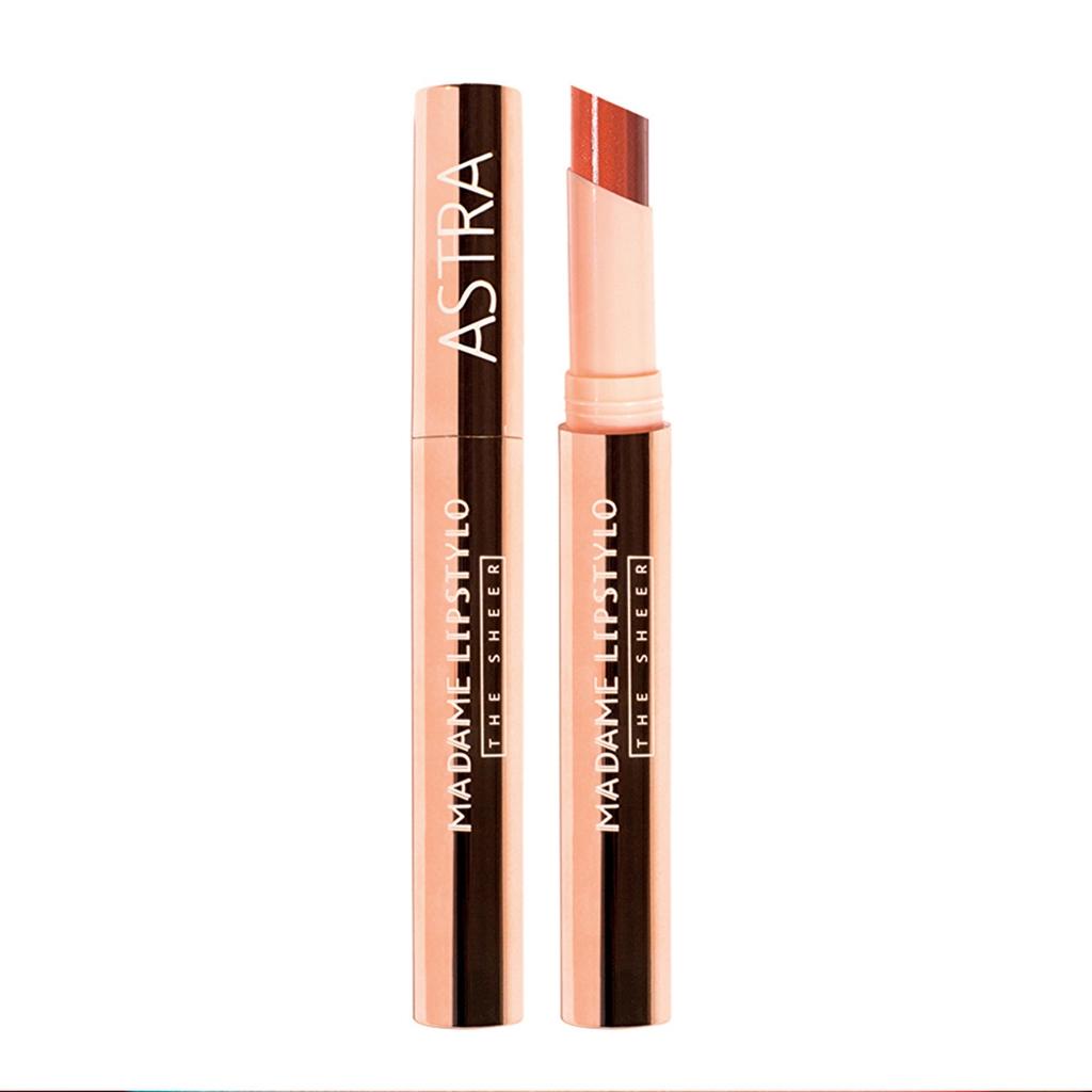 Astra Madame Lipstylo Sheer Lipstick 06 90's Bisou by Beauty Care Bag