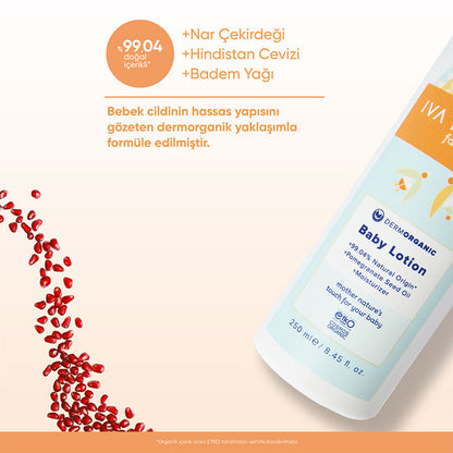Iva Natura Organic Baby Body Lotion for Gentle Moisture 250 ml by Beauty Care Bag