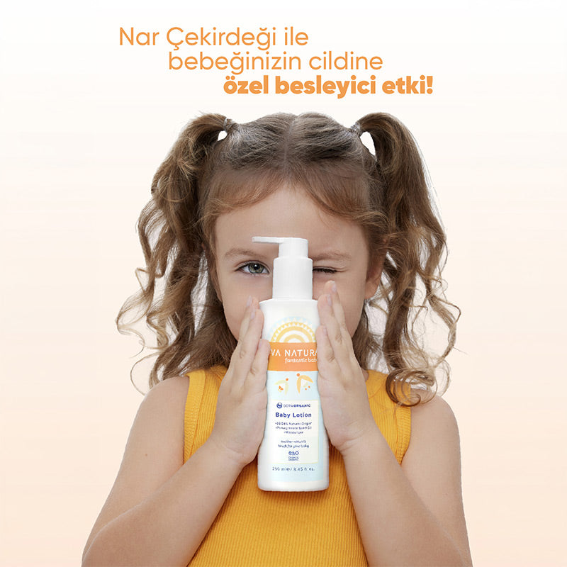 Iva Natura Organic Baby Body Lotion for Gentle Moisture 250 ml by Beauty Care Bag