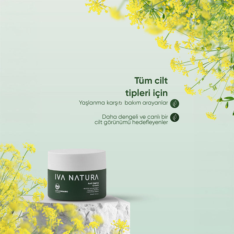 Iva Natura Organic Anti-Aging Cream for Firming 50 ml by Beauty Care Bag