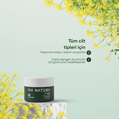 Iva Natura Organic Anti-Aging Cream for Firming 50 ml by Beauty Care Bag
