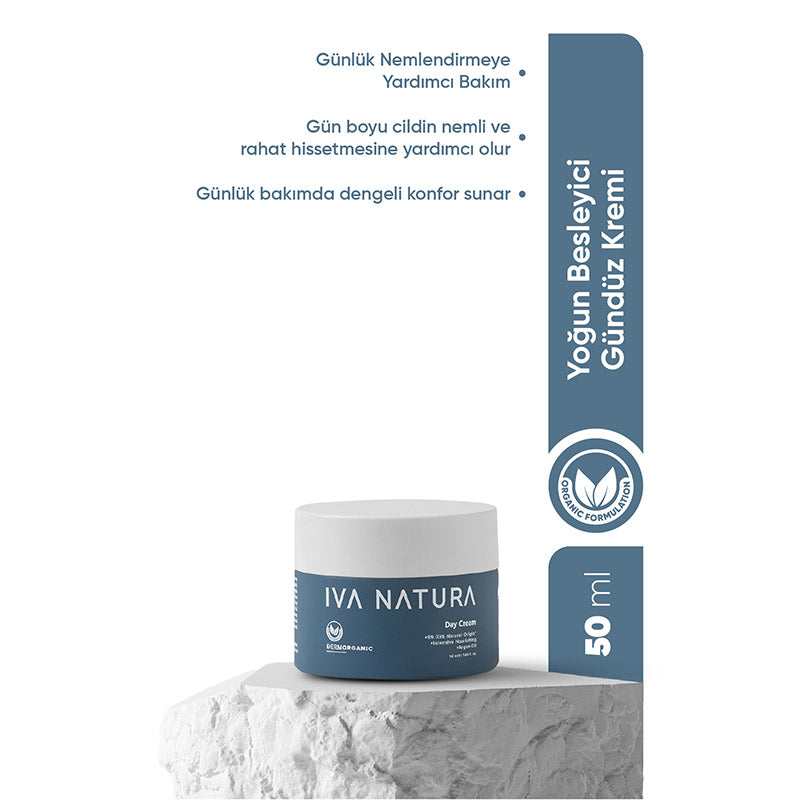 Iva Natura Organic Day Cream with Wheat Germ Oil 50 ml by Beauty Care Bag