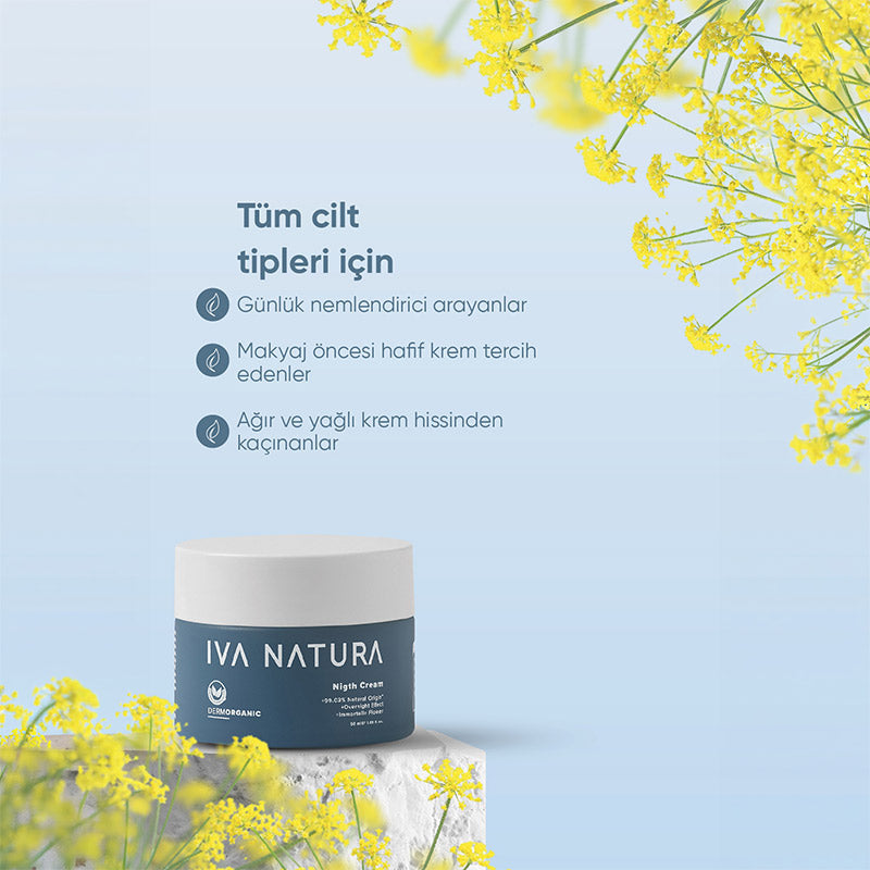 Iva Natura Organic Day Cream with Wheat Germ Oil 50 ml by Beauty Care Bag