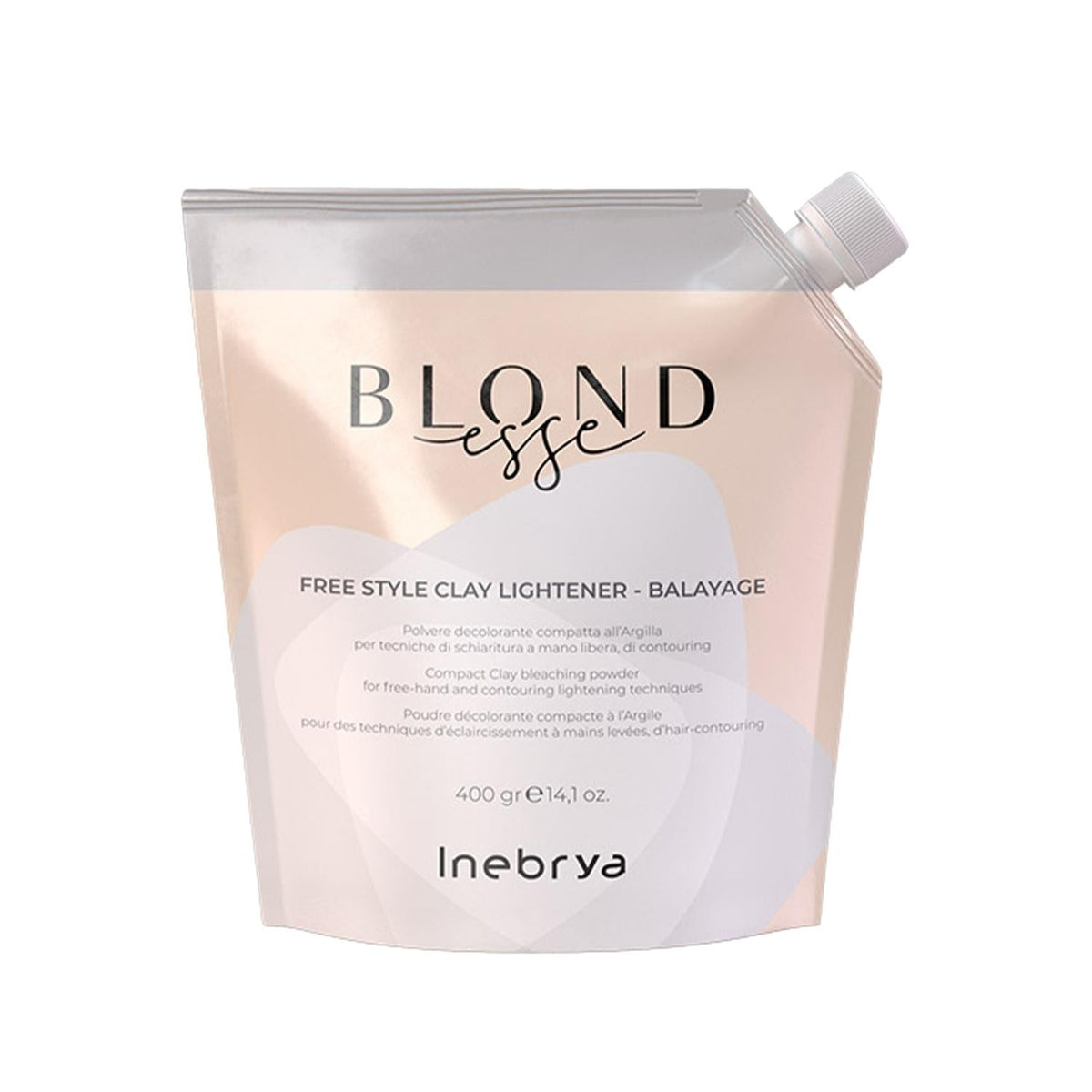 Inebrya Blondesse Free Style Clay Lightener 400g by Beauty Care Bag