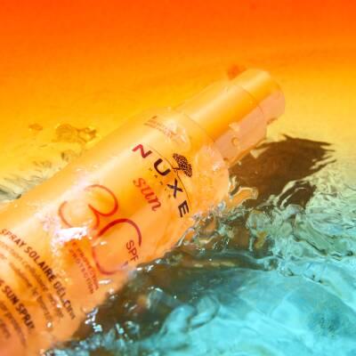 Nuxe Sunscreen Spray SPF30 - Anti-Aging, Moisturizing Sun Protection for Face & Body by Beauty Care Bag