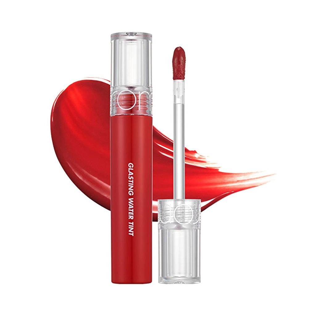 rom&nd Glasting Water Tint Hydrating Lip Gloss 02 Red Drop 4g by Beauty Care Bag