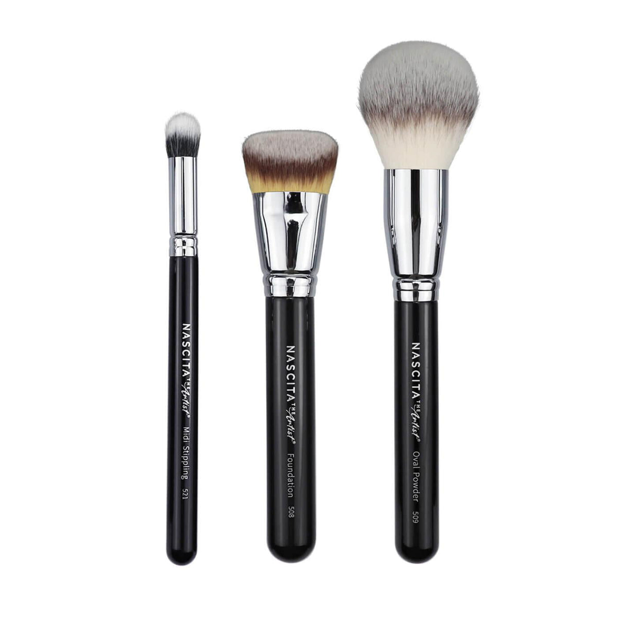 Nascita The Artist Essential Face Brush Set by Beauty Care Bag