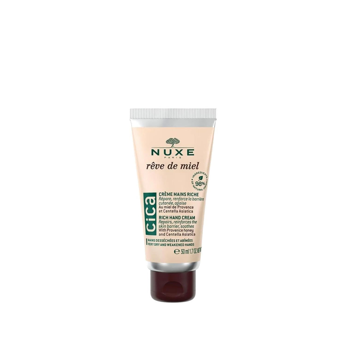 Nuxe Cica Repair Hand Cream - Nourishing, Protective Hand and Nail Care - 1.69 fl oz by Beauty Care Bag