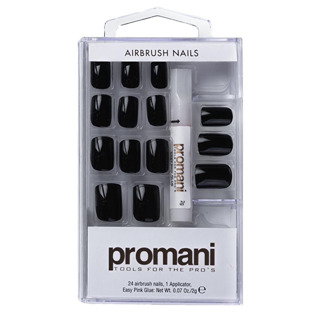 Promani Artificial Nail Kit with Adhesive and Applicator - Complete DIY Nail Beauty Solution for At-Home Enhancement by Beauty Care Bag
