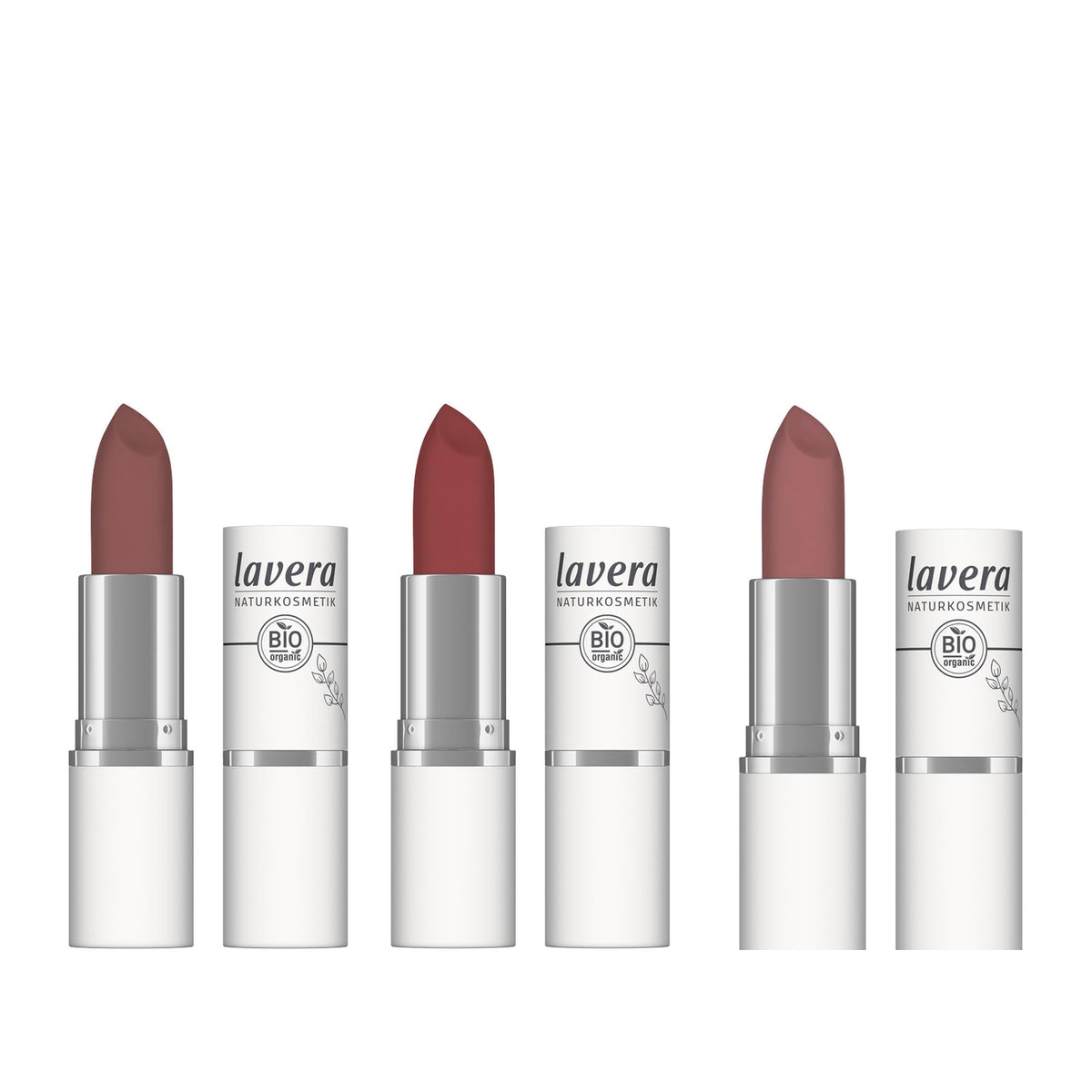 Lavera Natural Velvet Matt Lipstick - Organic, Vegan Beauty Product for Matte Finish Lips by Beauty Care Bag