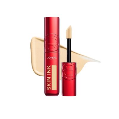 Loreal Paris Skin Ink: Full Coverage Concealing Foundation - Lightweight, Long Lasting, Blemish Hiding & Hyaluronic Acid Infused by Beauty Care Bag