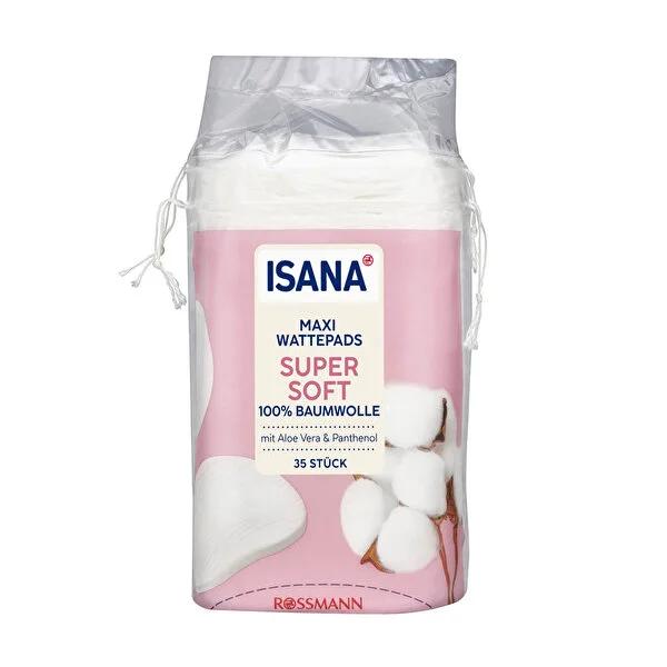 Isana 100% Cotton Aloe Vera Makeup Removal Pads - Gentle Skincare for Natural Beauty by Beauty Care Bag