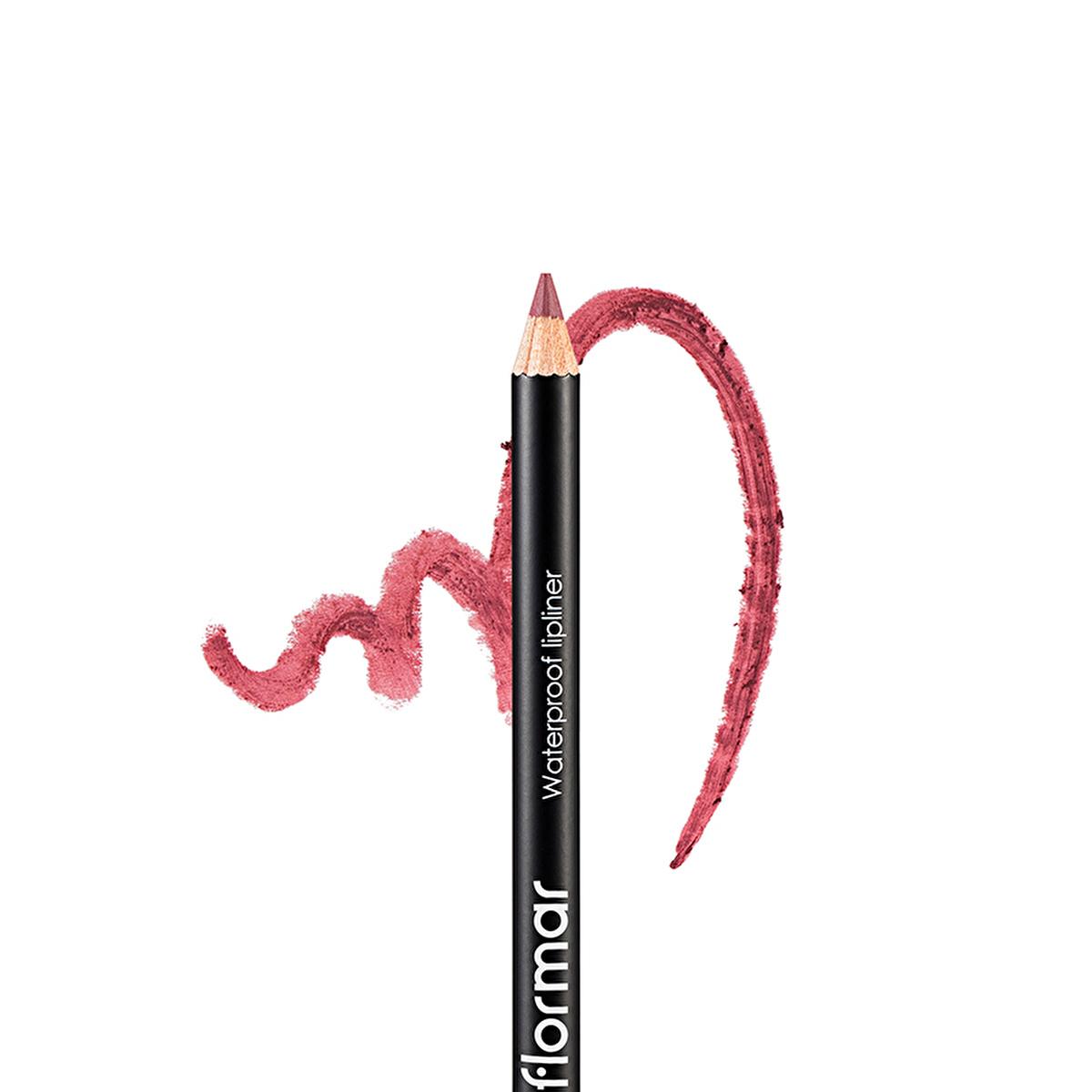 Flormar Mat Lip Liner - Waterproof, Long-Lasting, Matte Finish, 203 Subdued Pink by Beauty Care Bag