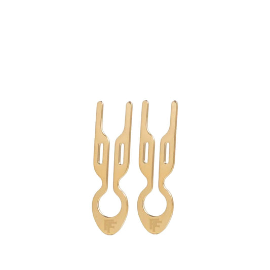 Fiona Franchimon No 1 Hairpin Petite Yellow Gold 2-Pack by Beauty Care Bag