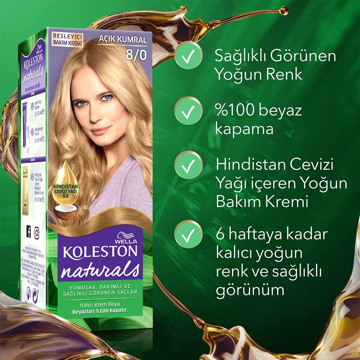 Wella Koleston Naturals Hair Dye - Long-Lasting Color with Coconut Oil by Beauty Care Bag