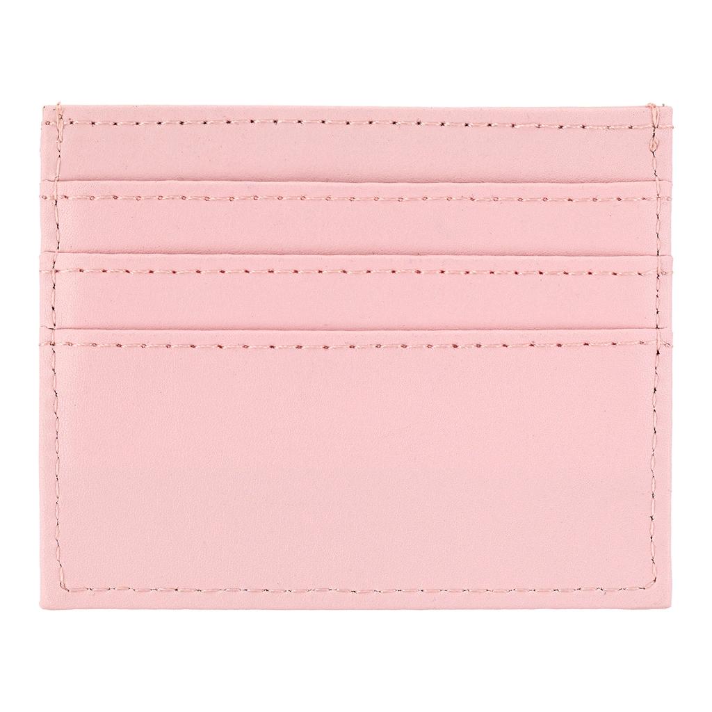 Eklips Powder Pink Bow Card Holder with Slim Design by Beauty Care Bag