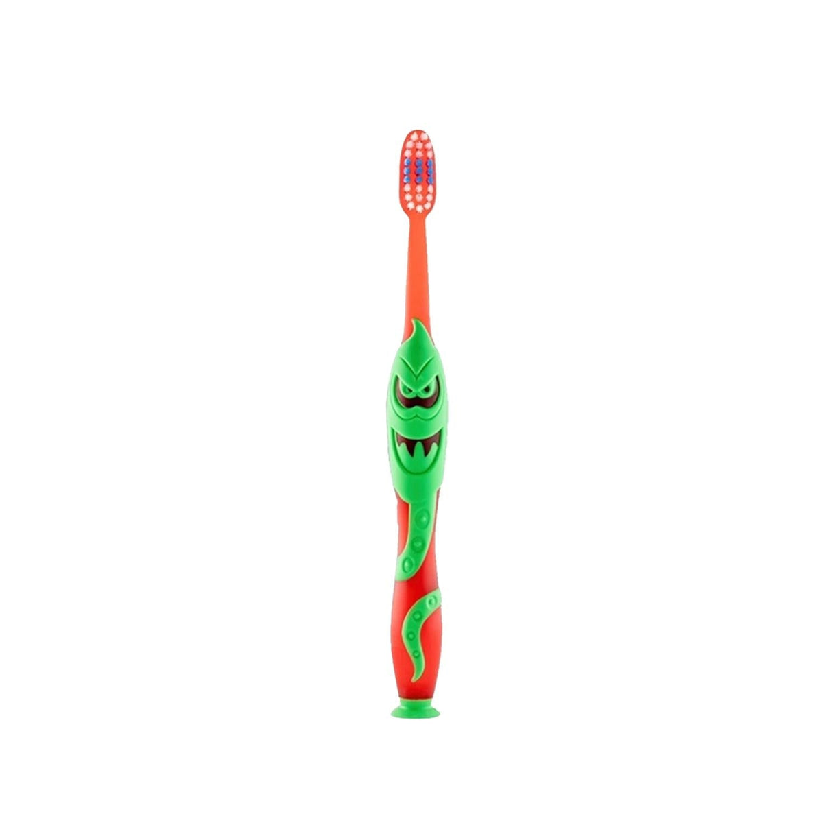 Elgydium Children's Toothbrush for Kids Aged 2-6, Monster Design for Fun Oral Care by Beauty Care Bag