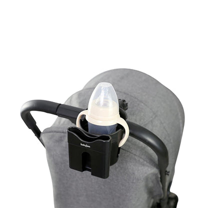 Babyjem 2-in-1 Baby Stroller Cup and Phone Holder - Adjustable, 360-Degree Rotatable, Tool-Free Installation by Beauty Care Bag