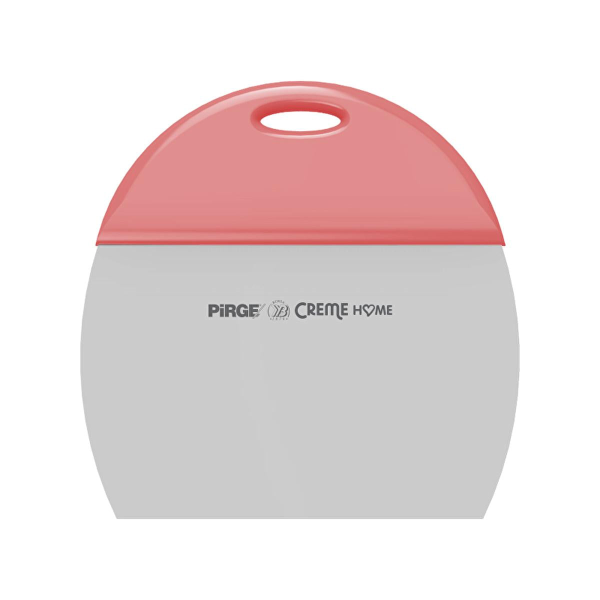 Pirge 10cm Ergonomic Dough Scraper with High-Carbon Stainless Steel - Pink, 70360 by Beauty Care Bag
