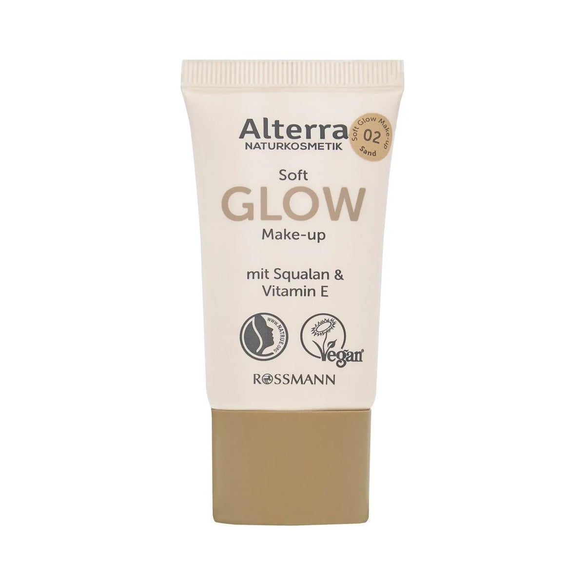 Alterra Soft Glow Liquid Foundation No 02 Sand for Radiant Skin by Beauty Care Bag