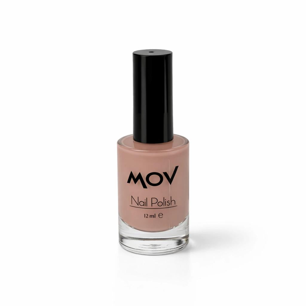 Mov Nail Polish No: 06 Light Brown - Glossy Finish 10ml by Beauty Care Bag