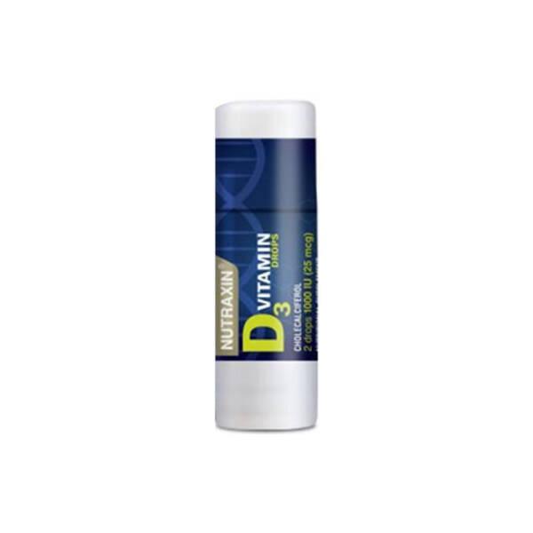 Nutraxin Vitamin D3 Supplement Drops for Kids & Adults - 1000IU (25mcg) per 2 Drops, Supports Bone Health & Immune Function by Beauty Care Bag