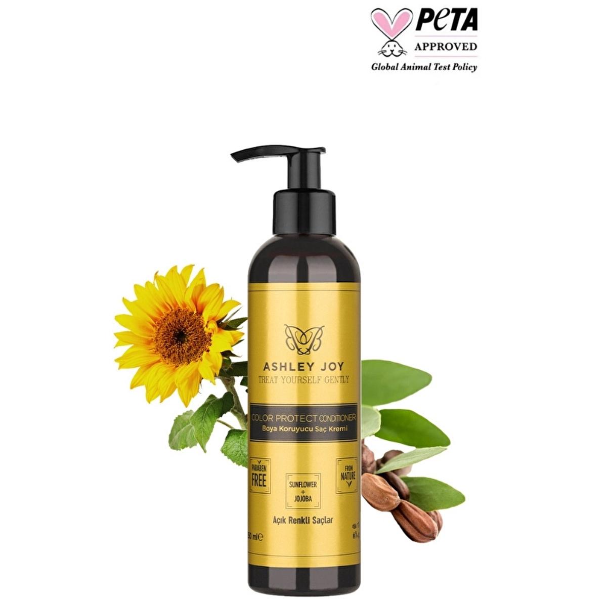 Ashley Joy Color Protect Hair Conditioner - Vitamin E & Sodium PCA for Blonde & Light Hair - Moisturizing, Repairing, Color Vibrancy - 8.45 fl oz by Beauty Care Bag