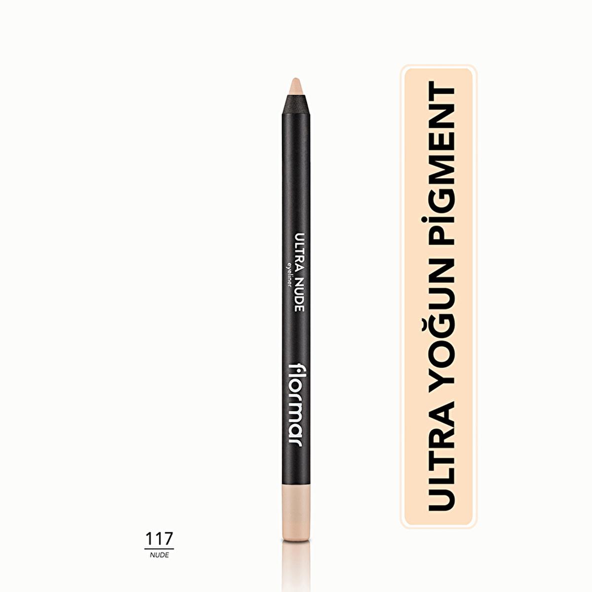 Flormar Mat Eye Pencil - High Pigmentation Eye Makeup with Soft Tip - Matte Finish Eye Pencil by Beauty Care Bag