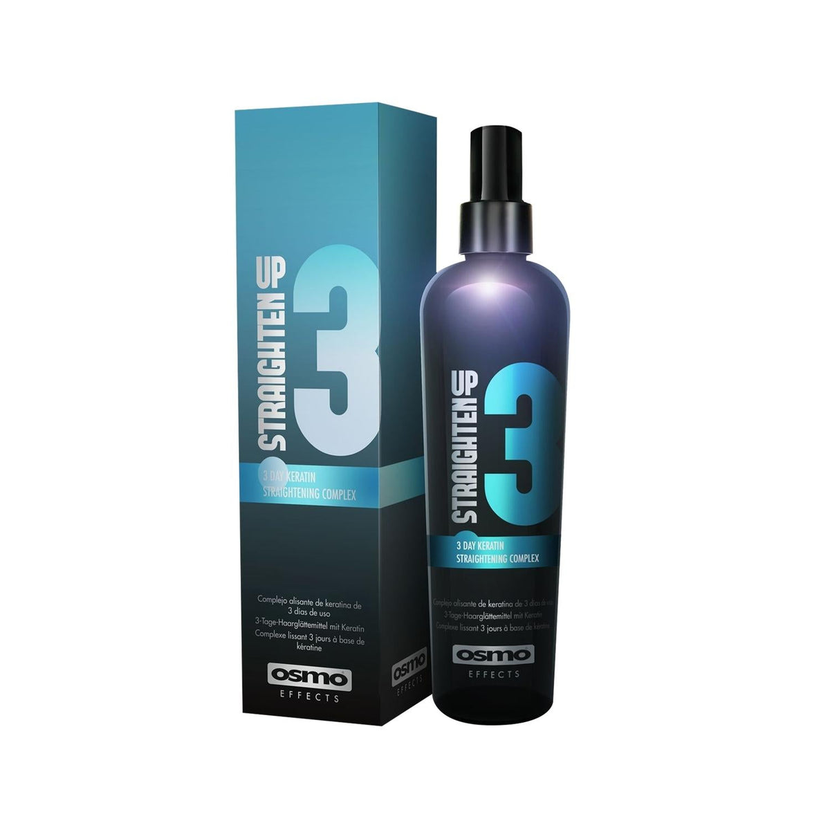Osmo Effects Hair Straightening Spray 250ml - Smooth & Straight Hair Styling Product by Beauty Care Bag