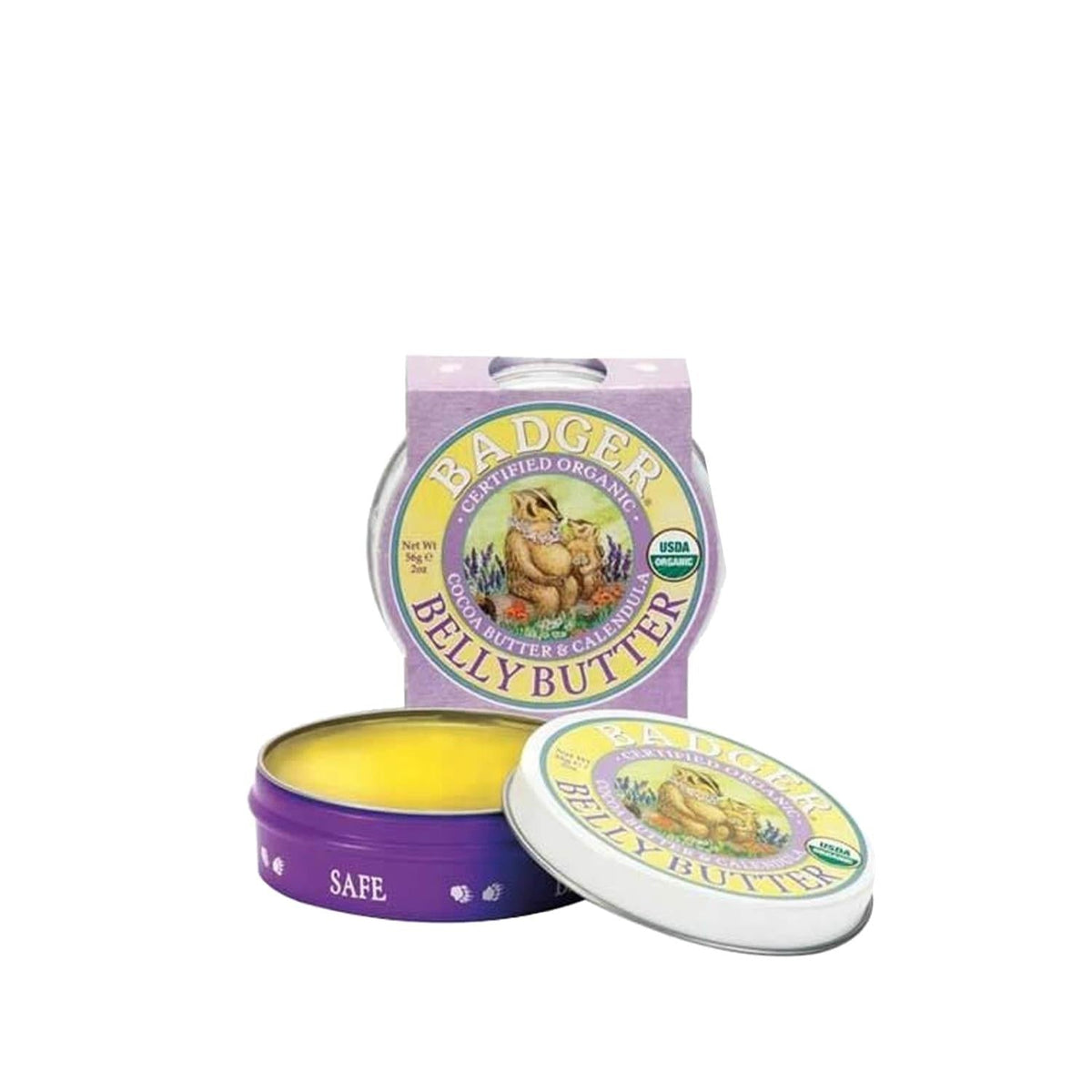 Badger natural belly cream for pregnancy, 56g