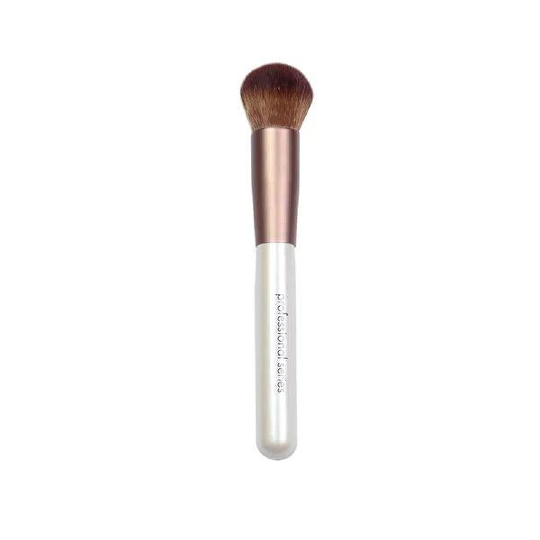 For Your Beauty oval blush brush with pearl finish