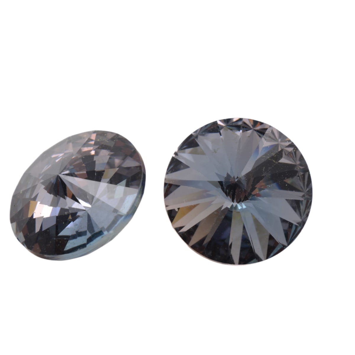 Swarovski 18mm Round Rivoli Crystal - Graphite Gray - 1122 Style by Continental Bead Suppliers