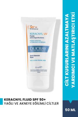 Ducray Keracnyl UV SPF50+ Anti-Blemish Sunscreen Fluid for Acne-Prone Skin - Matte Finish, Non-Comedogenic by Beauty Care Bag