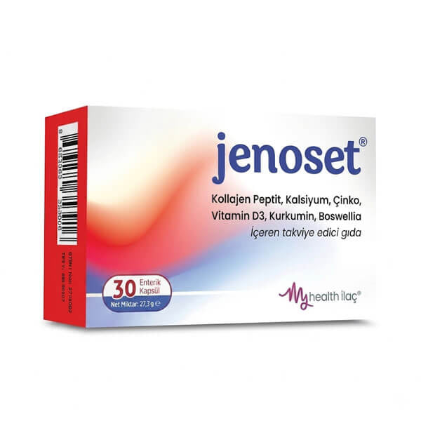 Jenoset Collagen Peptide & Vitamin D3 Support 30 Capsules by Beauty Care Bag