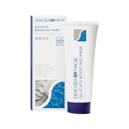 Dead Sea Spa Magik Delicate Boosting Mask - Natural Rejuvenating Face Mask for Sensitive Skin by Beauty Care Bag